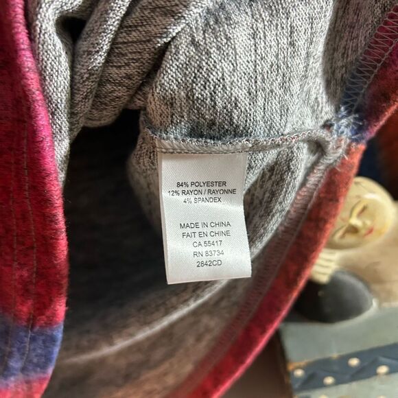 Claire Desjardins Colorful Abstract Varsity Jacket Size S - Picture 4 of 15